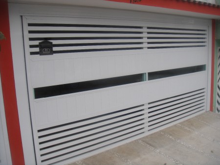 Portão de Alumínio Branco 